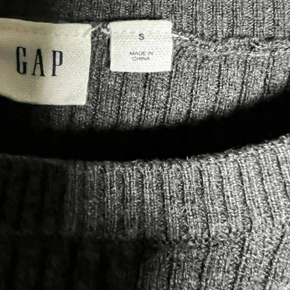 (2 for $15) Gap ribbed knit crew neck sweater dress/grey/size Small- NWOT - Picture 5 of 16